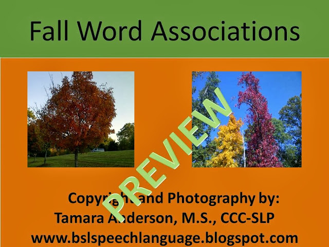Fall Word Associations