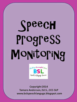 Speech Progress Monitoring {Product Launch & Giveaway}