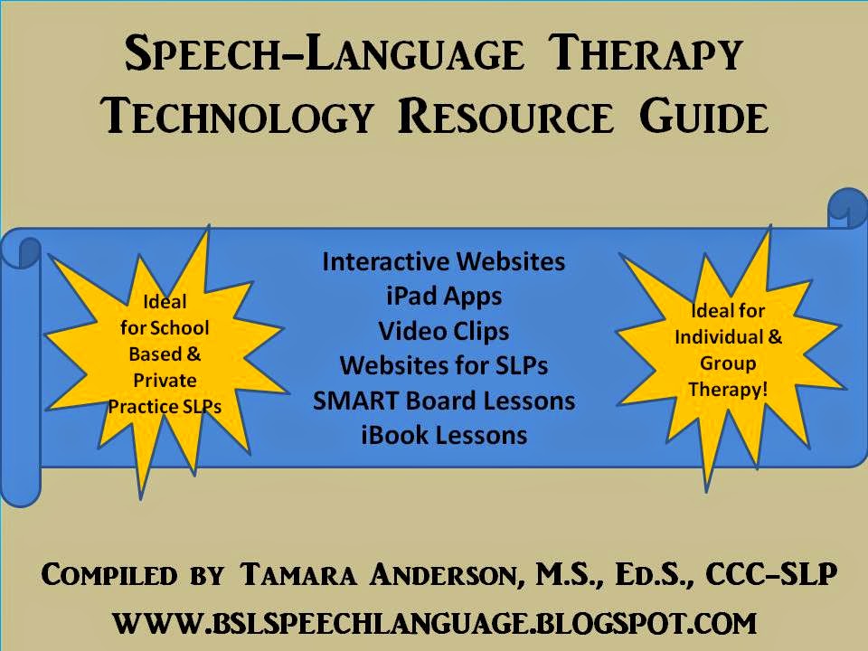 Speech-Language Therapy Technology Resource Guide