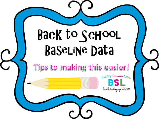 Back to School Baseline Data