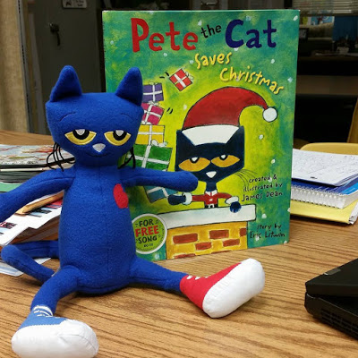 Pete the Cat Holiday Freebie